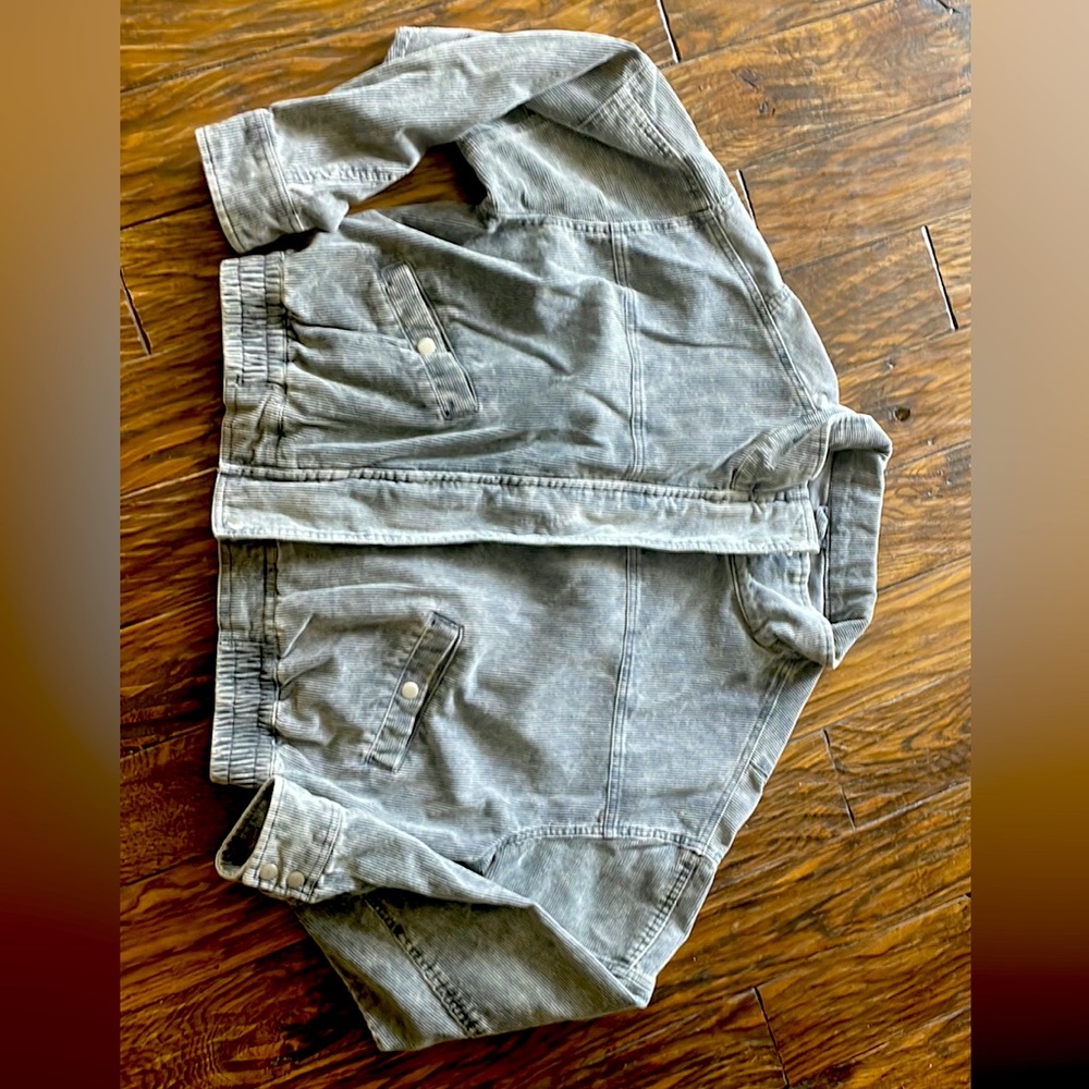 Forever 21 gray corduroy jacket
